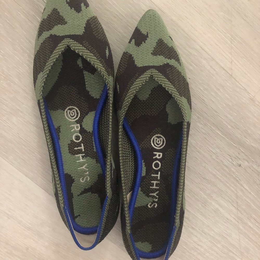 Rothy’s Olive Camo size 7